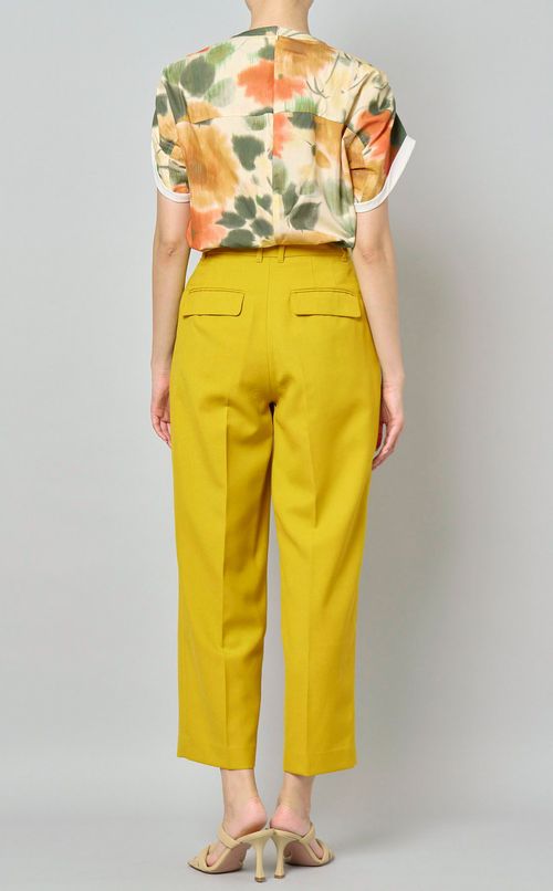 ツイルカラータックパンツ