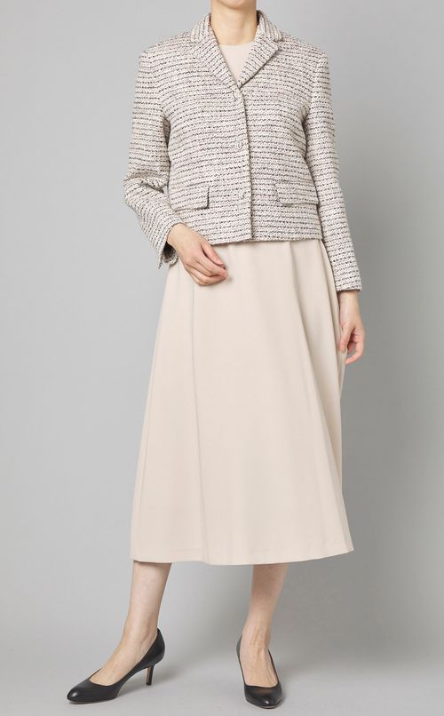 ツイードクロップドジャケット