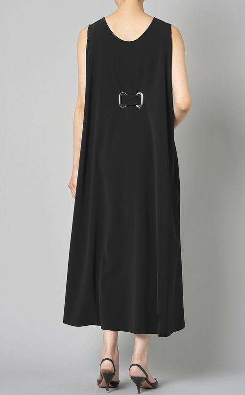 ノースリーブベルテッドワンピース