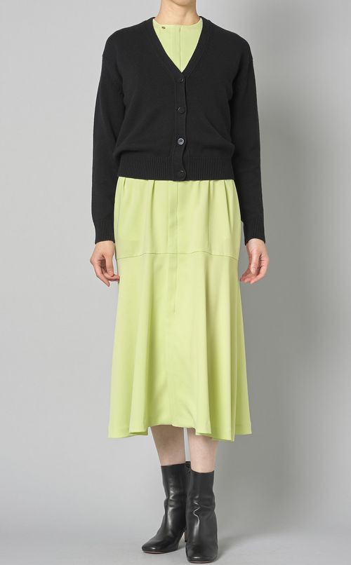 Vネックショートカーディガン