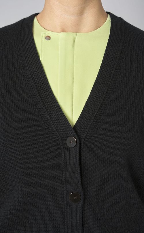 Vネックショートカーディガン