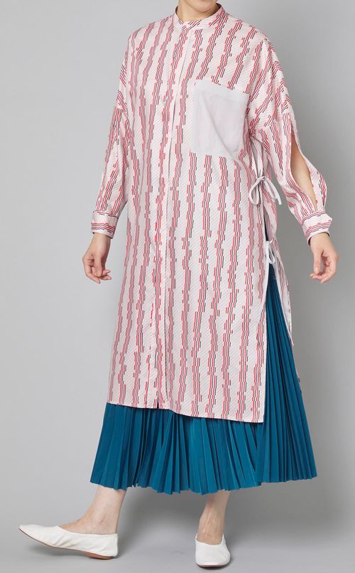 クレイジーリボンプリントワンピース