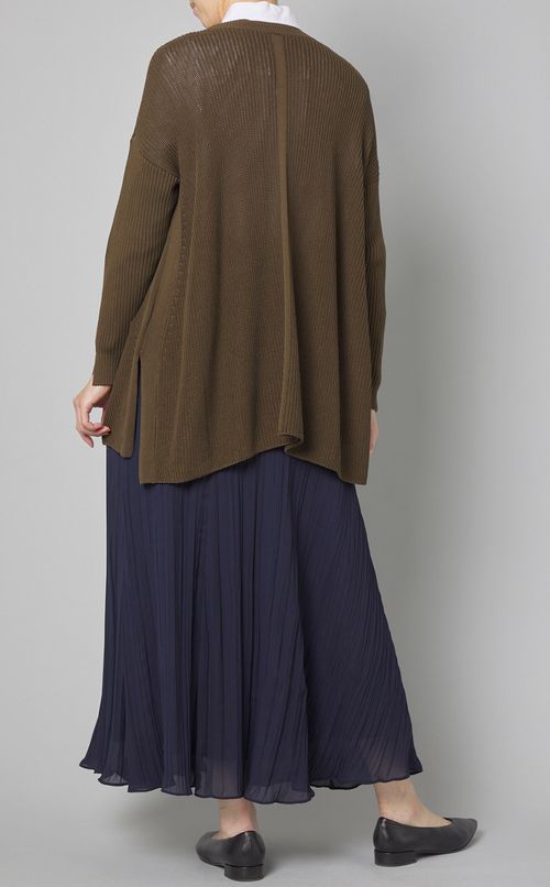 コットンニットプルオーバー