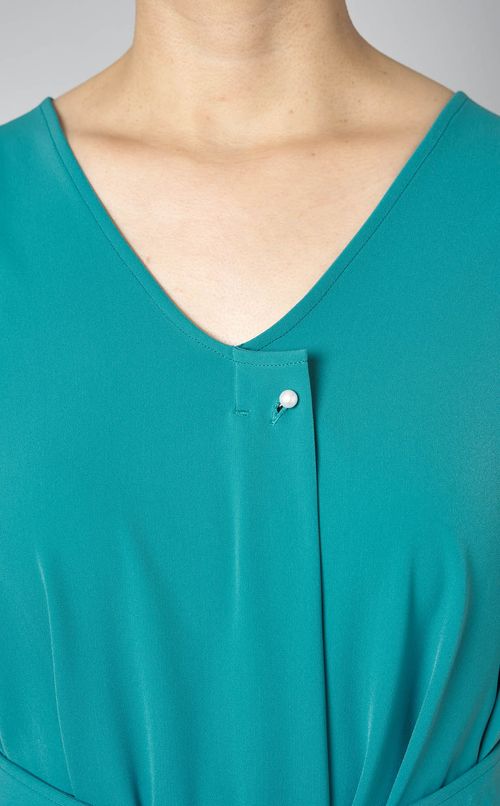 【別注】ノースリーブベルテッドワンピース