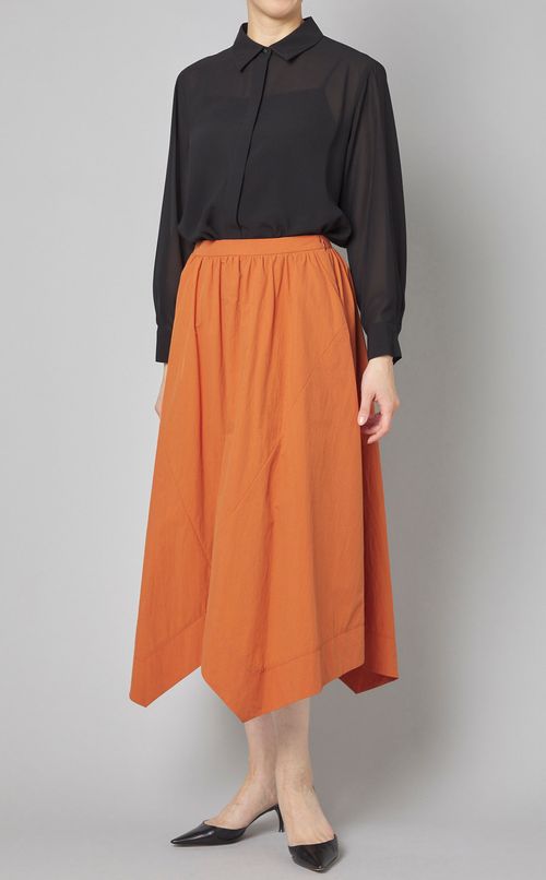 リラックスシフォンシャツ