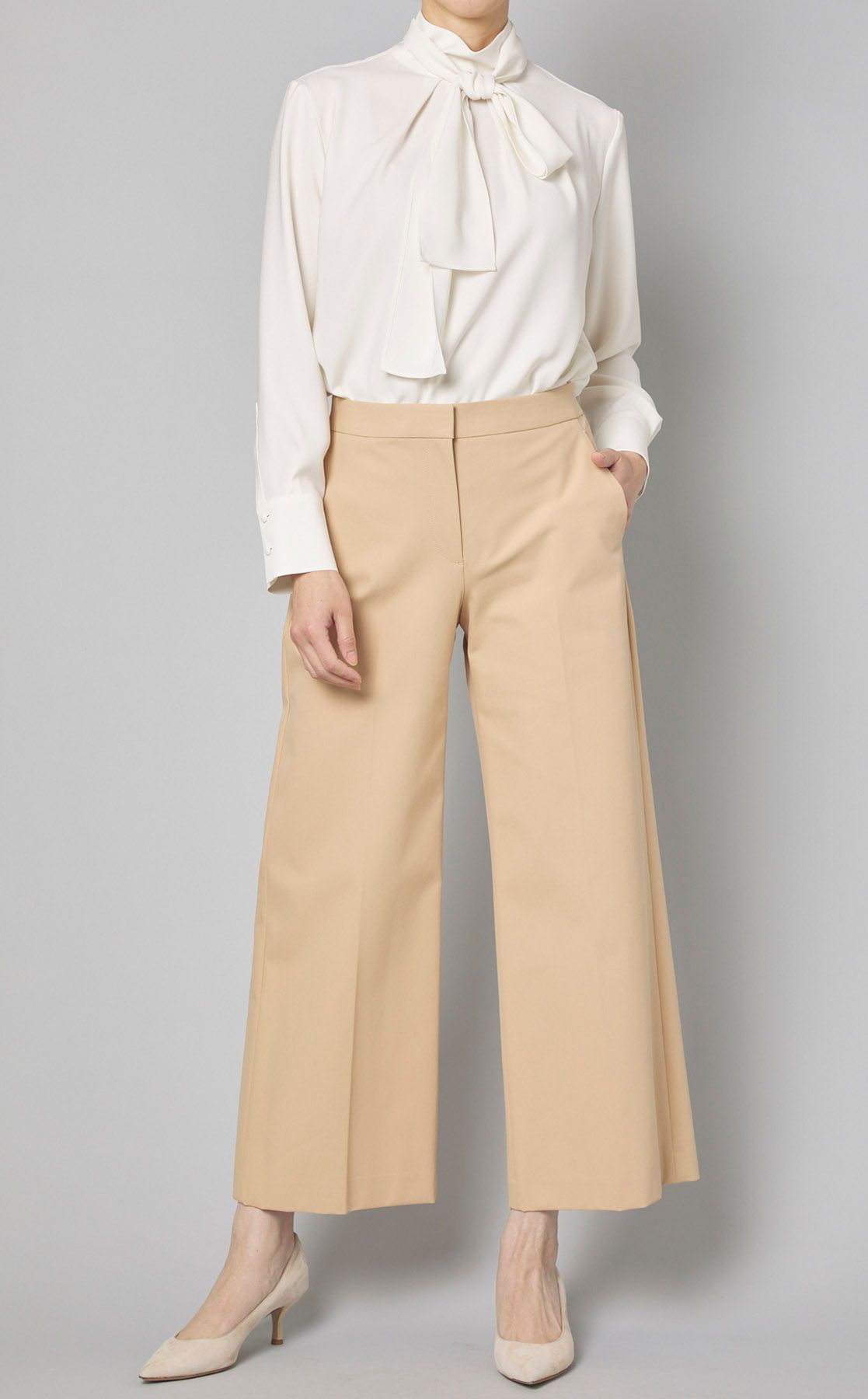 theory luxe セオリーリュクス 24年製 アイボリー Marvine Jacqueline