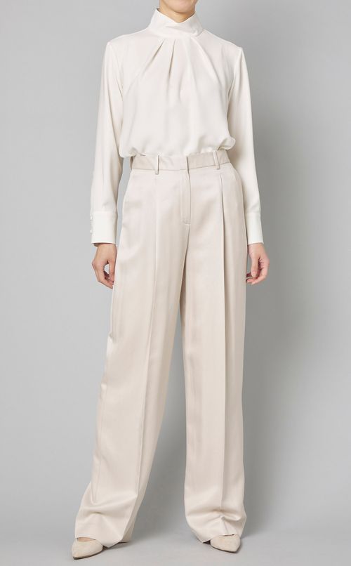 デタッチャブルボウタイブラウス