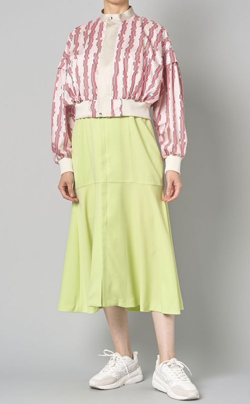 フロントジップジレワンピース