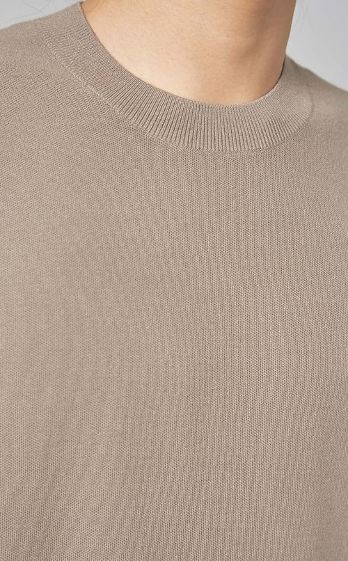 クルーネックニットプルオーバー