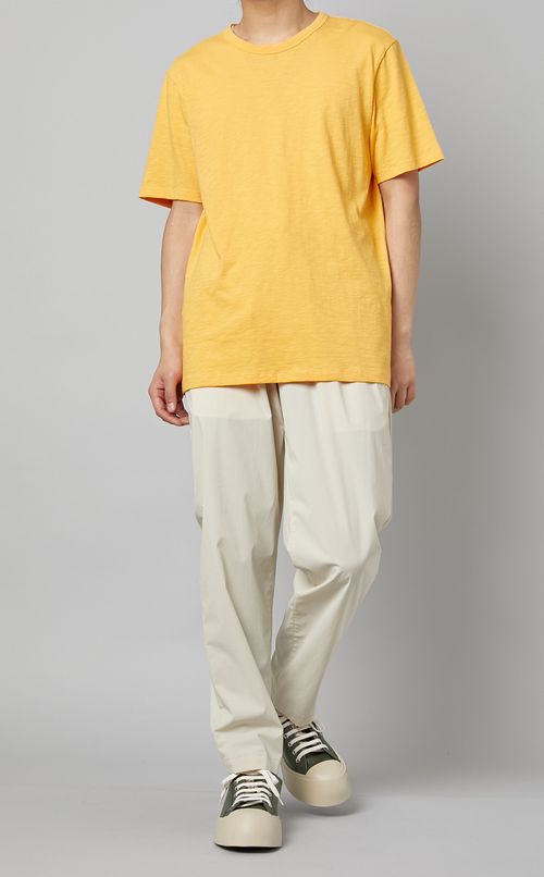 コットンクルーネックTシャツ