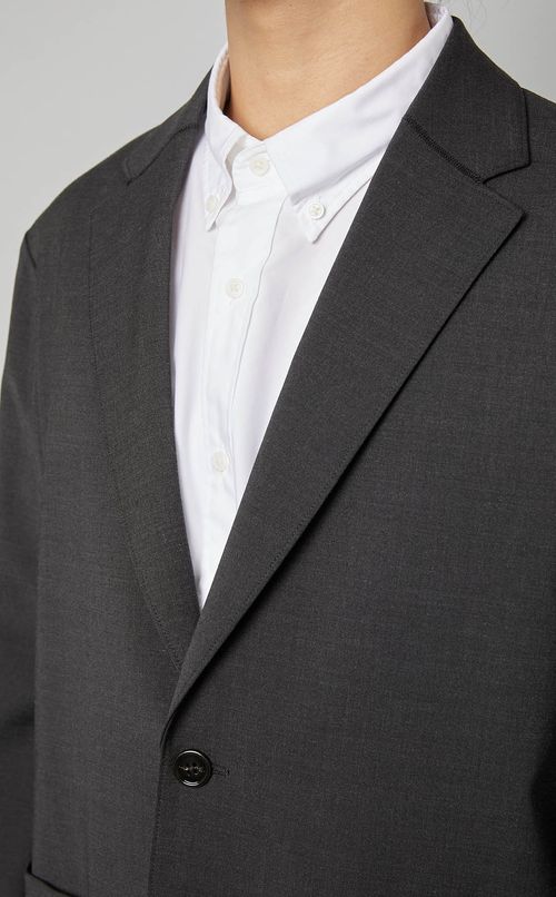 ウール混テーラードジャケット