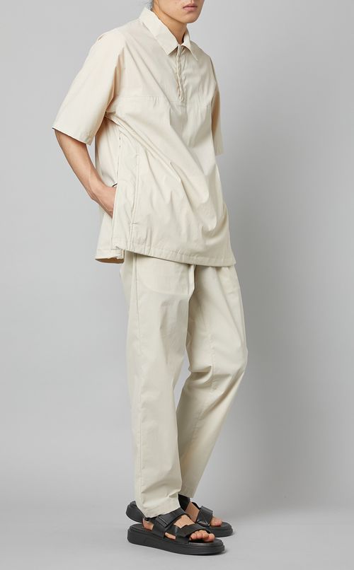 エコナイロンジップアップポロシャツ