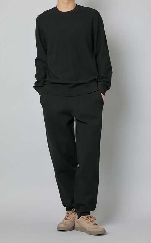 クルーネックニットプルオーバー