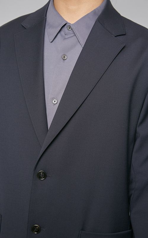 ウール混テーラードジャケット