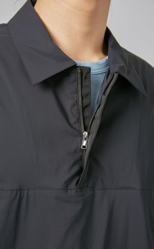 エコナイロンジップアップポロシャツ