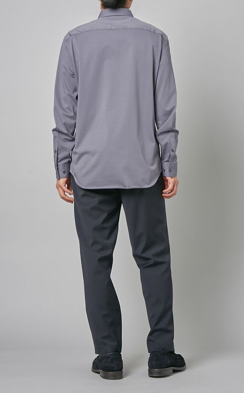 ウール混ドローコードパンツ