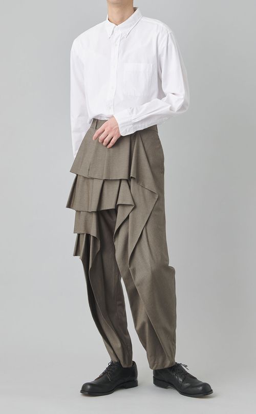 ラッフルフリルスラックス