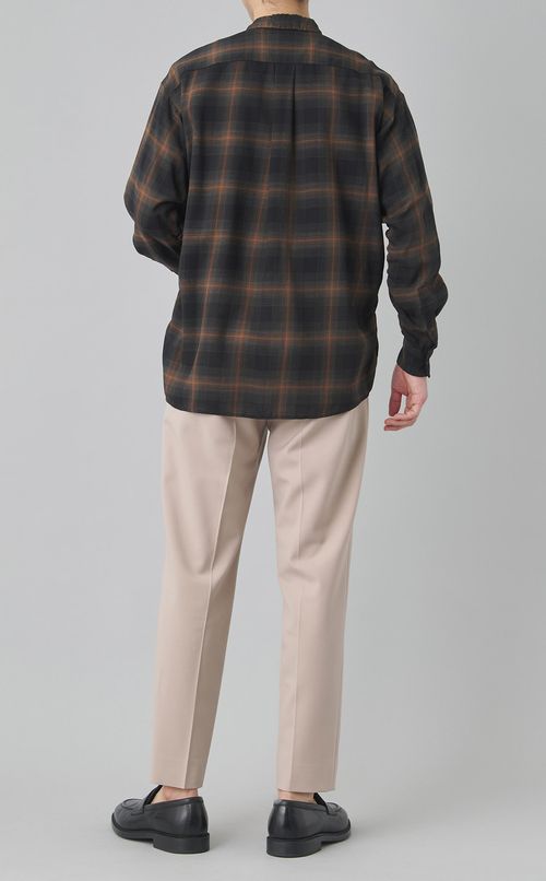 ロングスリーブギャザーシャツ