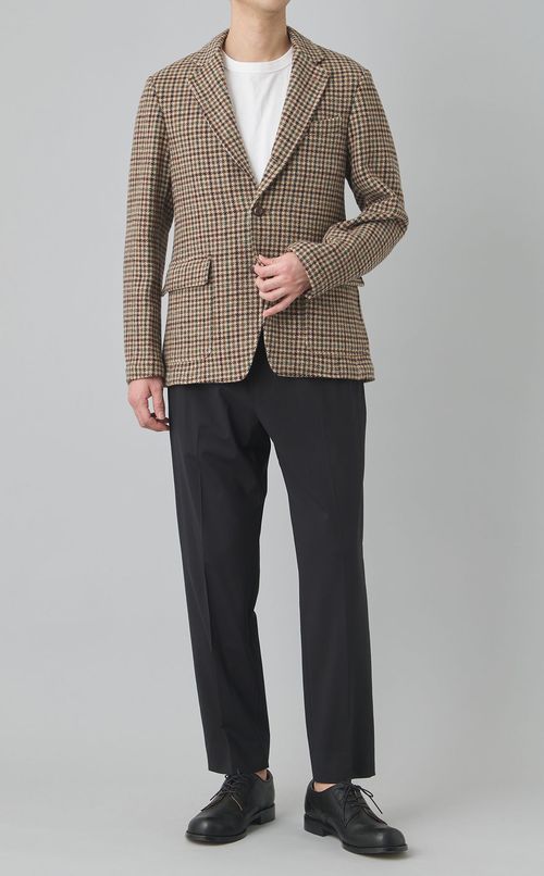 ツイードテーラードジャケット