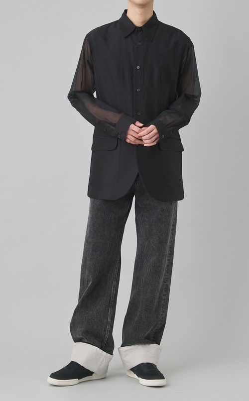 シアーシャツジャケット