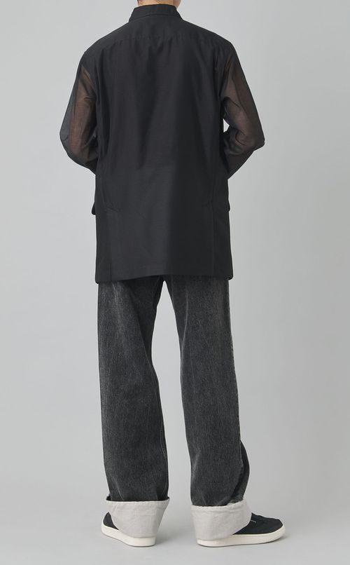 シアーシャツジャケット