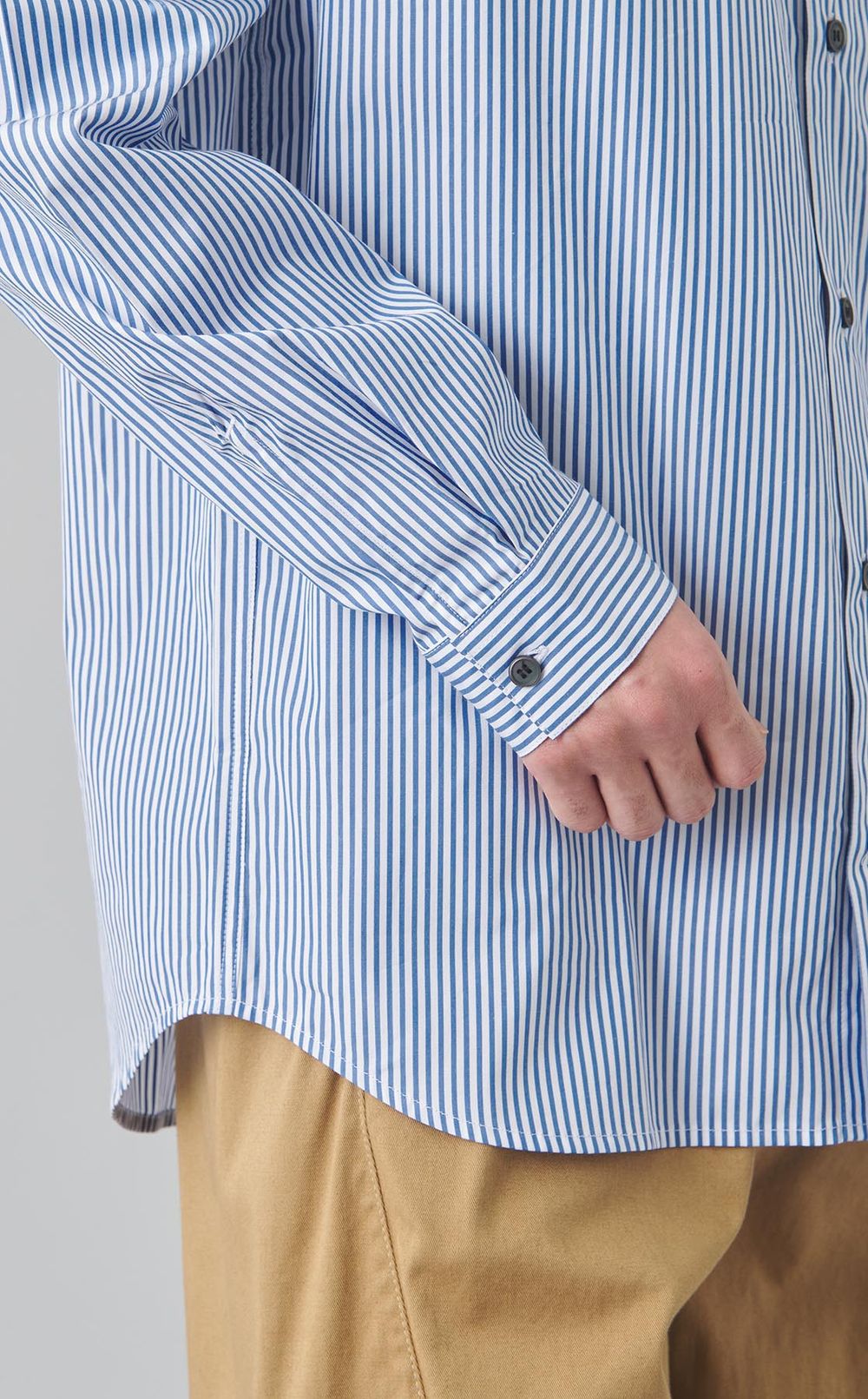 ストライプレギュラーカラーシャツ