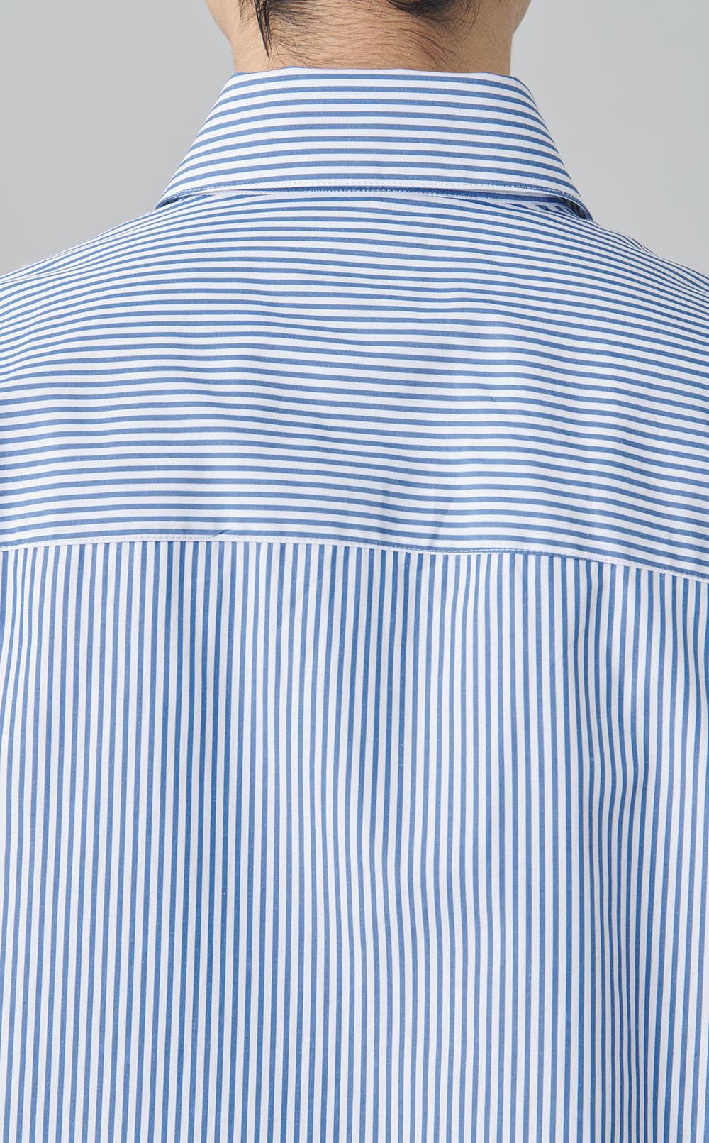 ストライプレギュラーカラーシャツ