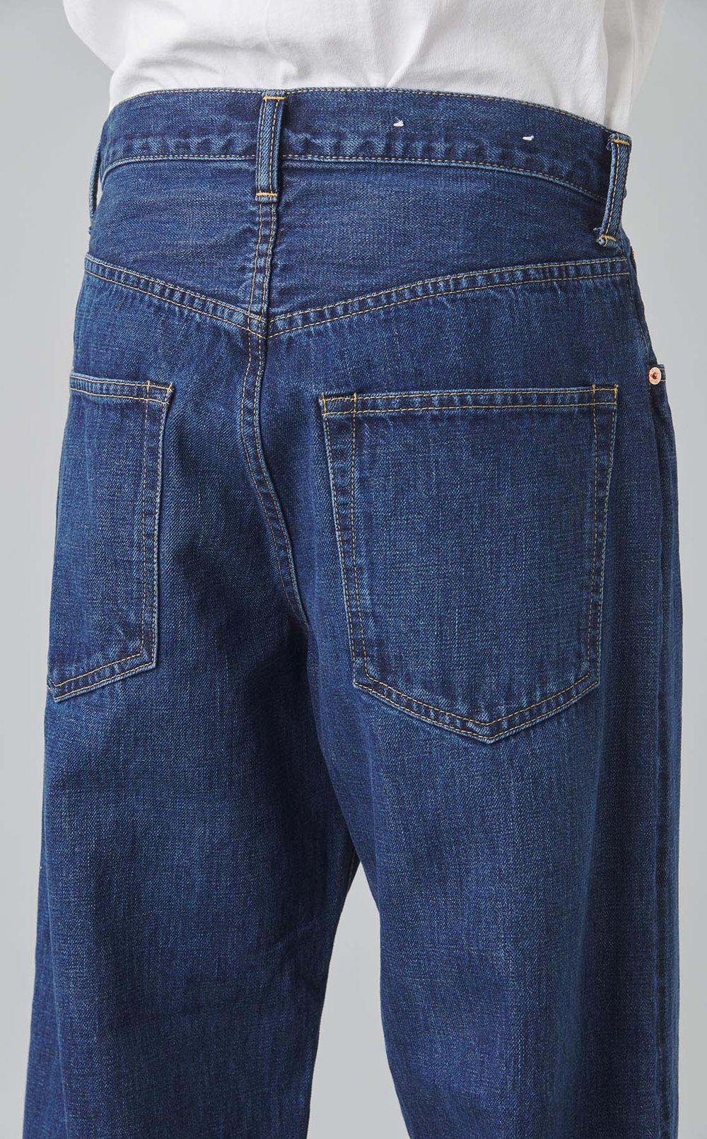 ウォッシュドワイドレッグデニムパンツ