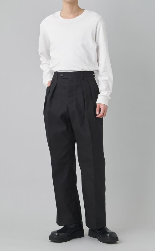 ホップサックワイド2タックパンツ