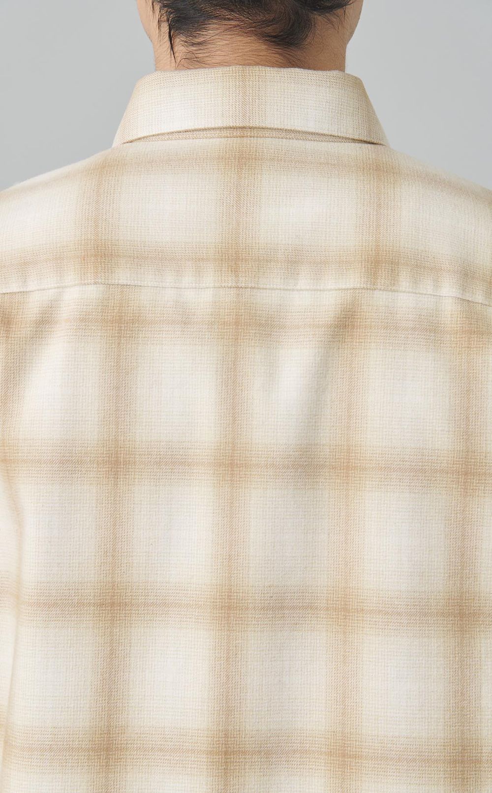 レギュラーカラーチェックシャツ