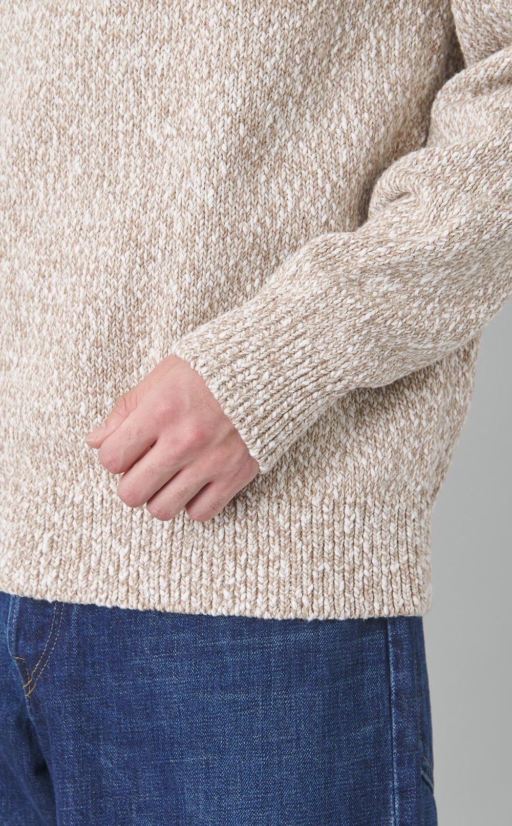 ブリーチコットンニット