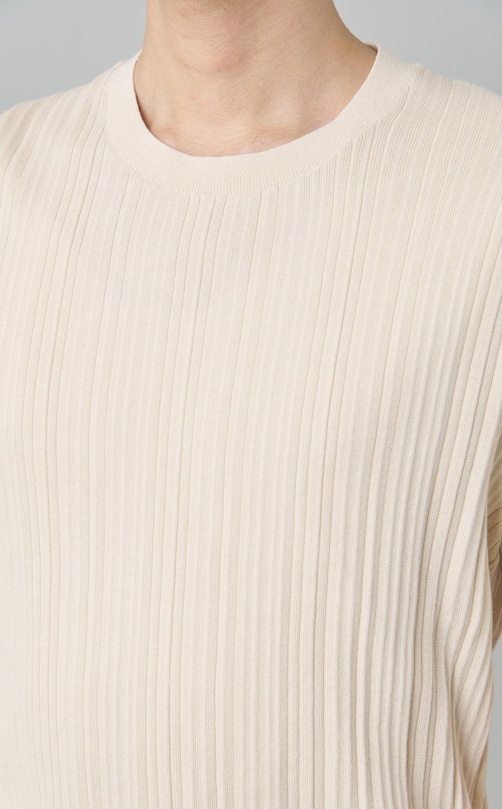 タクタイルコットンニットT