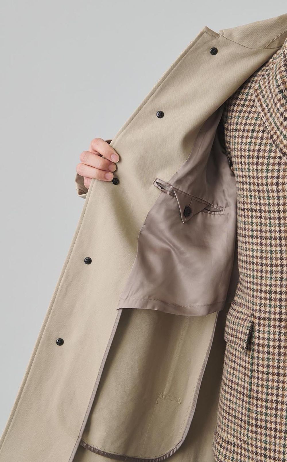 ツイルバルカラーコート