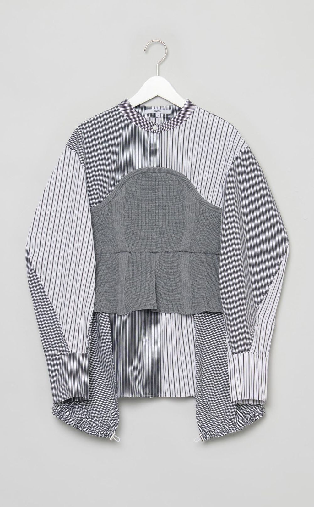 ニットビスチェドッキングシャツ