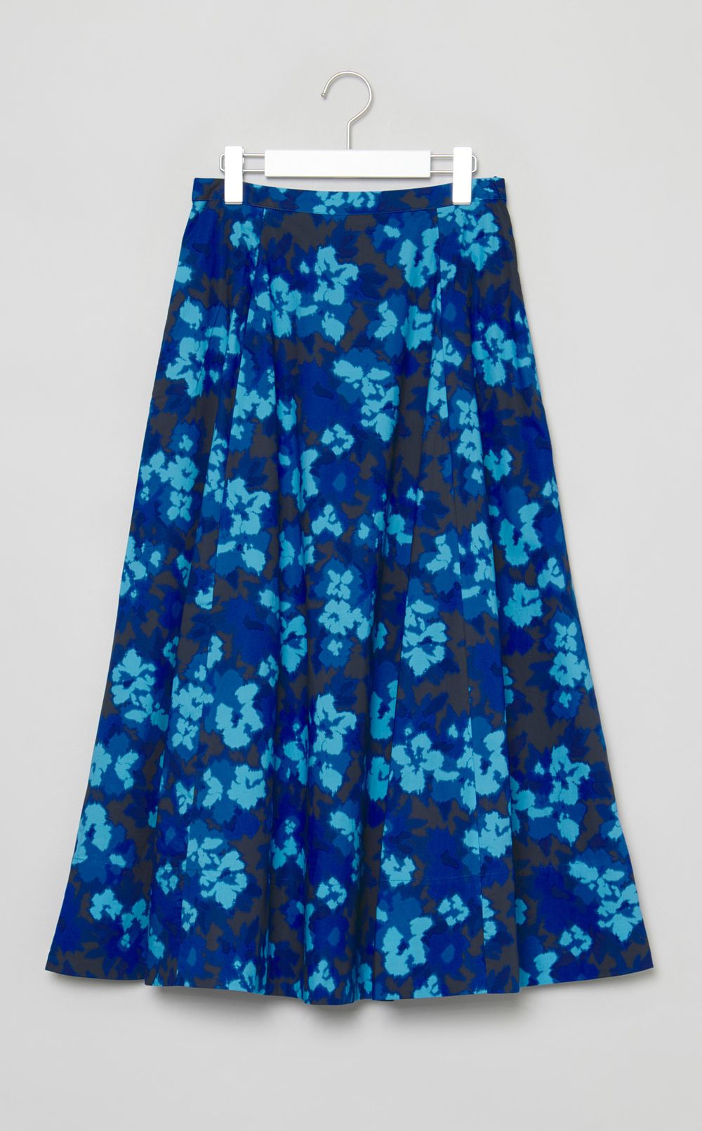 フラワープリントティアードスカー卜