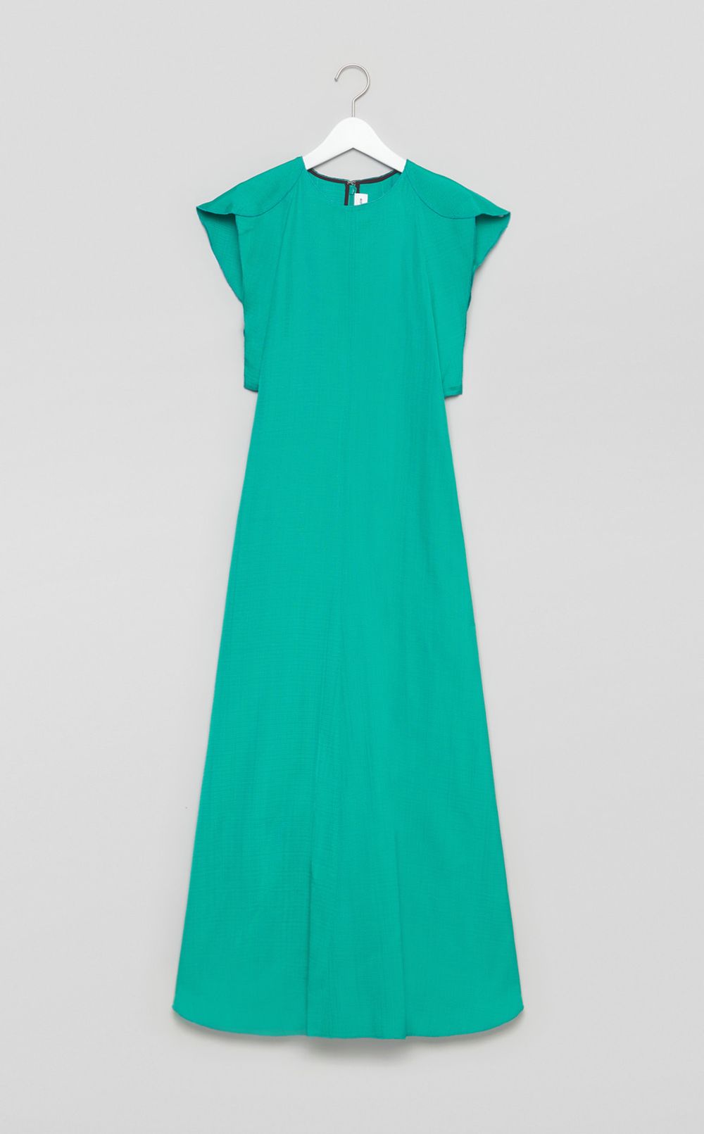 キャップスリーブフレアワンピース