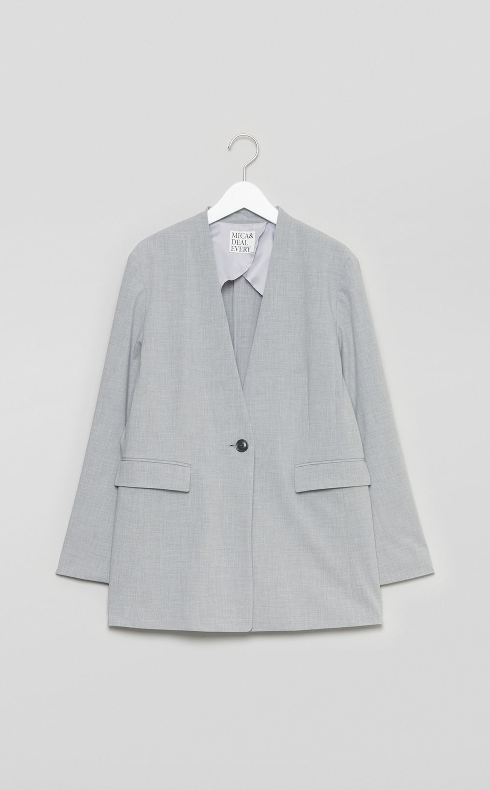 ノーカラーシングルジャケット