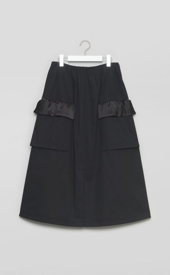 ウェストギャザー2ポケットスカート