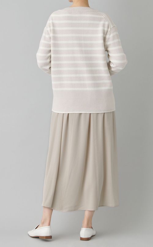 ボーダーニットトップス