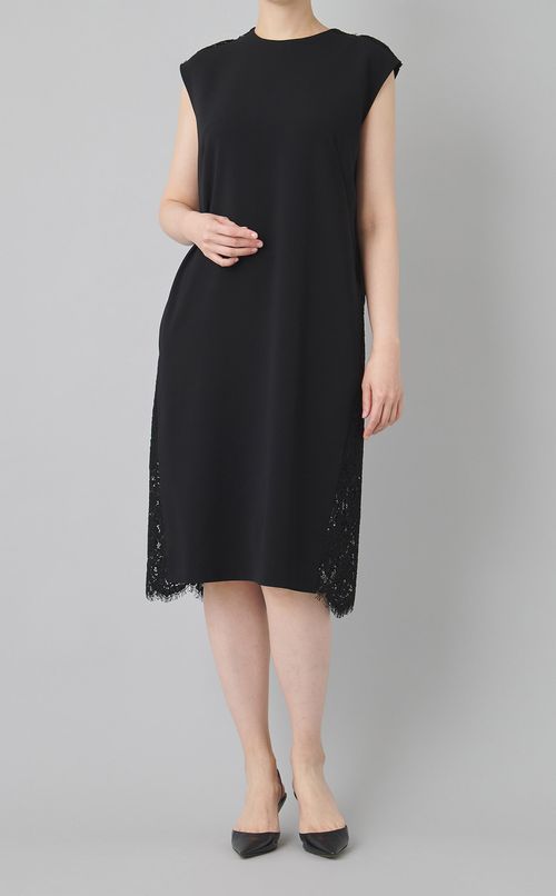 バックレースノースリーブワンピース