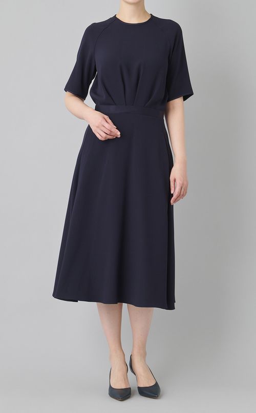 ジョーゼットウェストタックワンピース