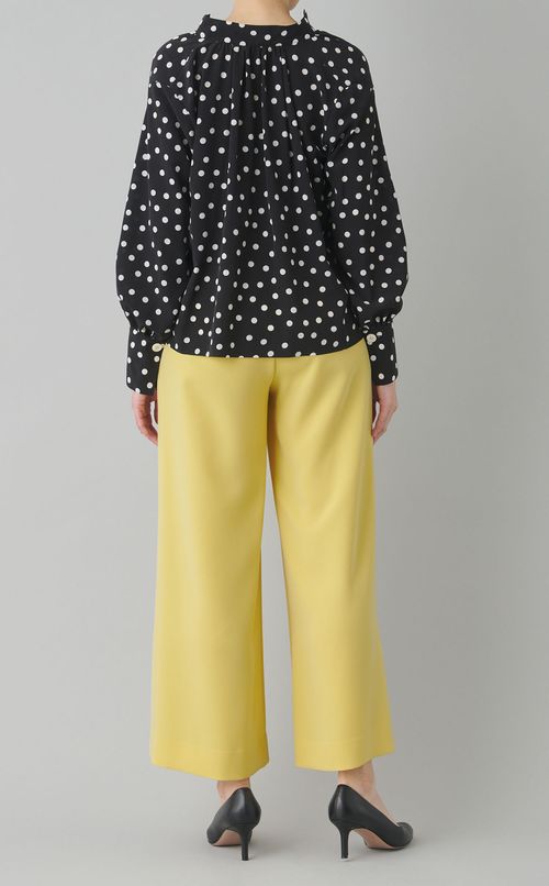 トリアセテートワイドパンツ