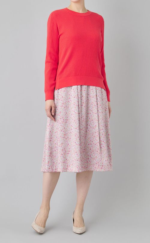 フラワープリントワンピース