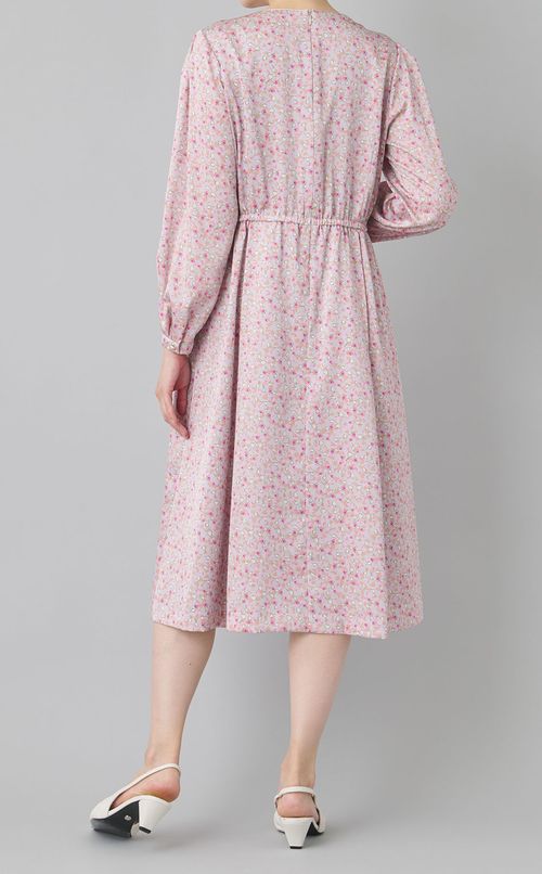 フラワープリントワンピース