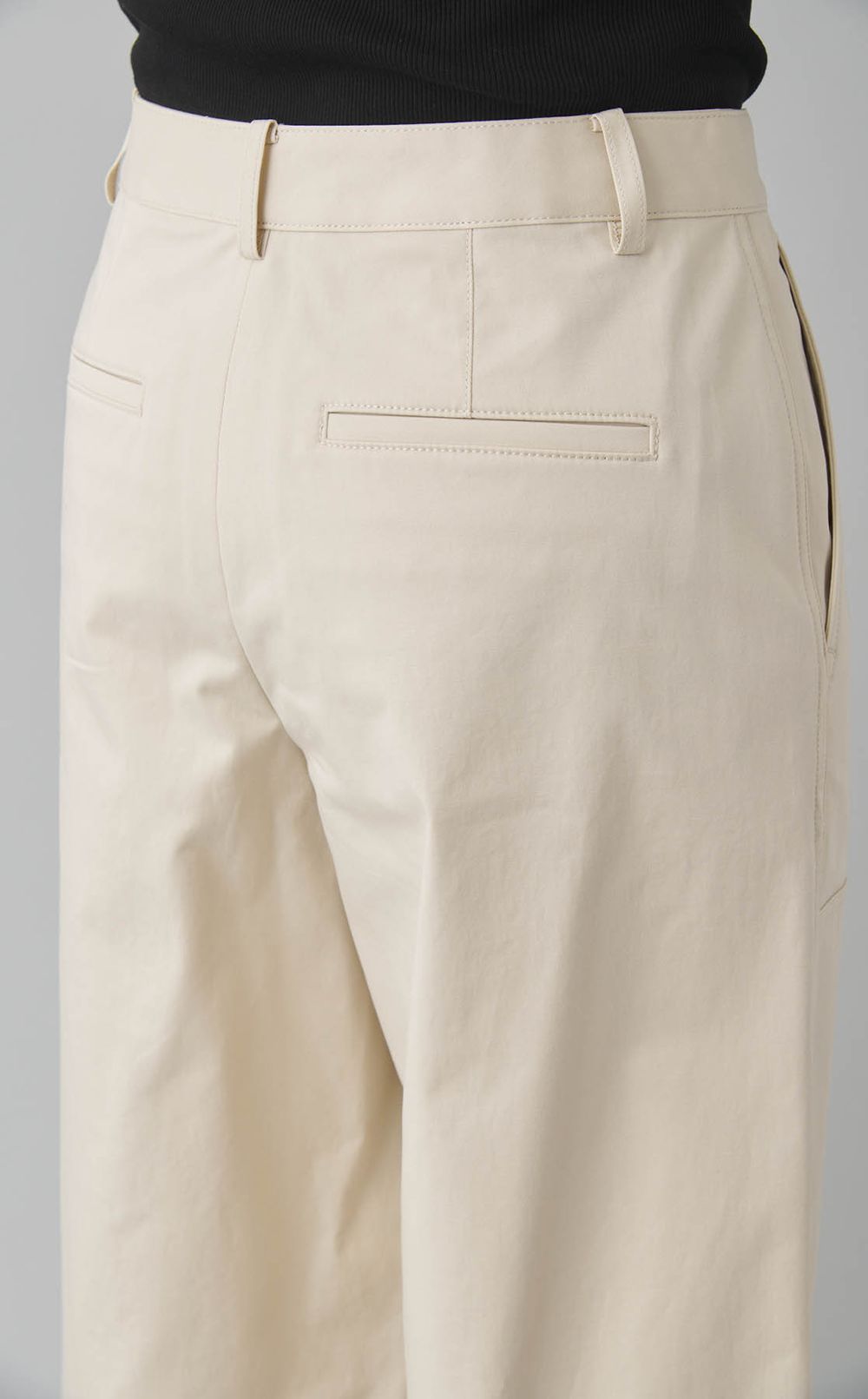 パッチワイドパンツ