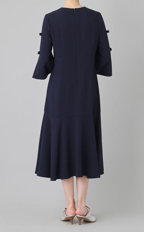 パールリボンスリーブワンピース