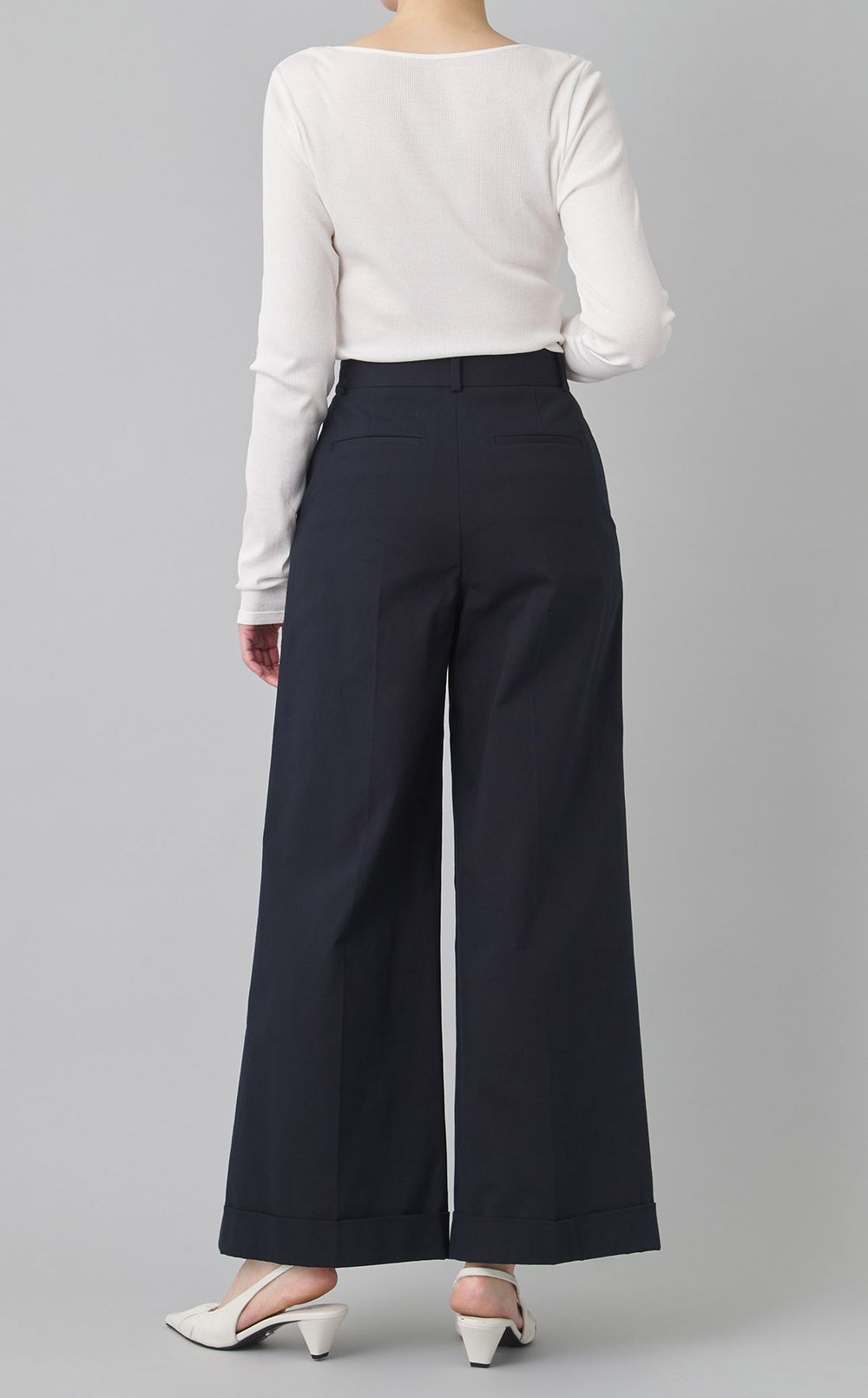 ストレッチキャンバスカフトラウザー