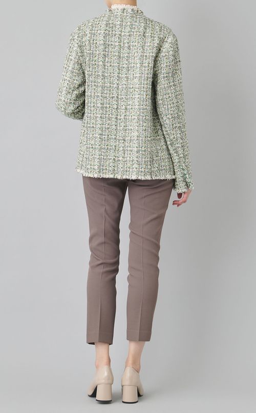 ツイードノーカラージャケット