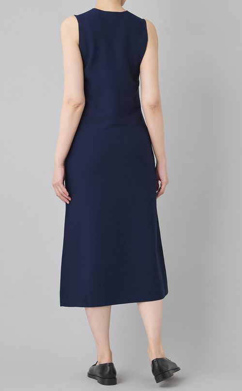 クレープニットノースリーブワンピース