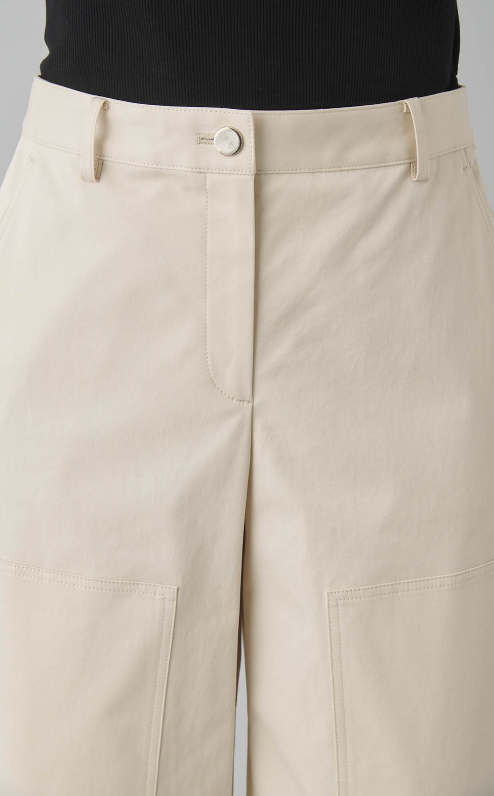 パッチワイドパンツ